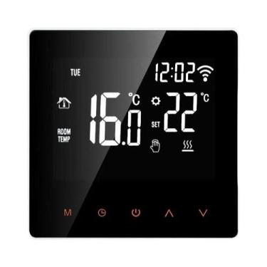 Imagem de Termostato Inteligente WiFi Para Aquecimento Elétrico De Piso, Control