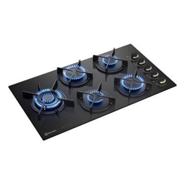 Imagem de Cooktop Electrolux Ke5ps 5 Bocas Preto Bivolt 80x45x13 Cm, Bivolt
