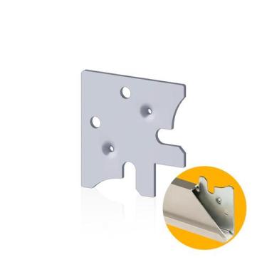 Imagem de Esquadreta 2 Furos 41 X 57,5mm (sem Parafusos) - Mk, 095