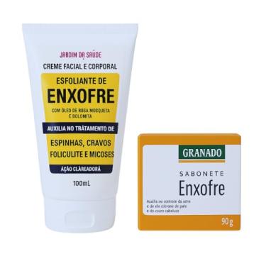 Imagem de Creme Esfoliante e Sabonete de Enxofre – Limpeza Profunda e Controle da Acne