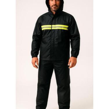 Imagem de Capa de Chuva para Motociclista Impermeável Noturna - Top Rio, Preto, 