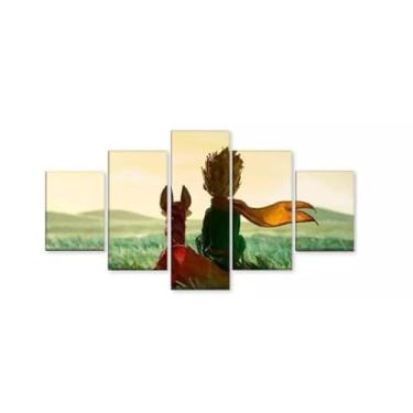Imagem de Kit quadro decorativo 5 peças 95x60cm Filme Infantil 02