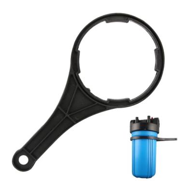 Imagem de Chave de filtro de água resistente para caixas de filtro Big Blue 11,4 cm x 25,4 cm/50,8 cm – Ferramenta abridor de plástico durável de 15,8 cm de diâmetro interno para sistemas de filtragem de água