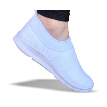 Imagem de Tênis Comfort Meia Casual Feminino Masculino Macio Leve Calce Fácil Or