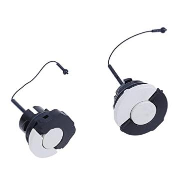 Imagem de 2 peças acessórios de motosserra de plástico tampa de combustível tampa de óleo para STIHL MS181 MS260 MS381