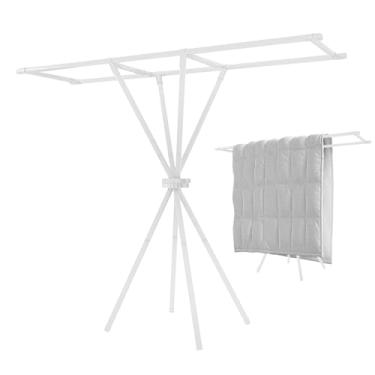 Imagem de Estante de secagem | Estante de secagem dobrável para lavanderia | Suporte portátil que economiza espaço, cabide secador de ar para roupa de cama, toalha, casaco, calças, ambientes internos e externos