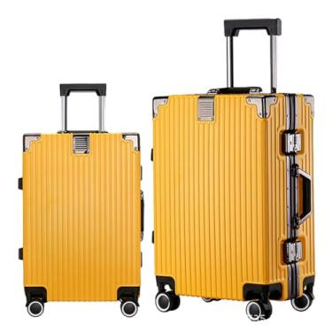 Imagem de Mala estilo e moderna, portátil, com rodízios duplos, haste de tração de vários níveis, silenciosa, não é fácil de arranhar, resistente a impactos, à prova d'água, bolsa portátil, viagem de negócios