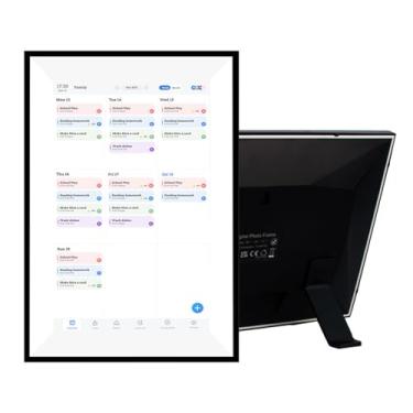 Imagem de Bewinner 10.1 Em Calendário Digital Inteligente HD Planner de Família Touchscreen Com Gráfico de Tarefas para Tarefas Domésticas Rastreamento e Planejamento de Refeições Super TFT LCD Screen