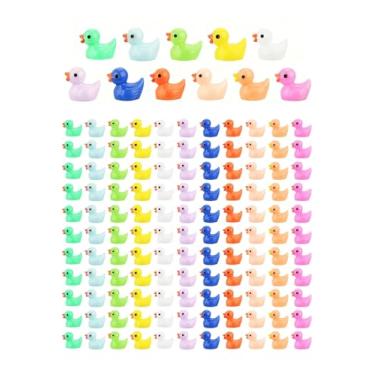 Imagem de CRTWDMAN 240 Peças Mini Patos Estatuetas De Minúsculos A Granel Para Jardim Micro Paisagem, Casa Bonecas Resina Aquário Enfeites Em Vasos Brinquedos Festa Acessórios Artesanato Faça Você Mesmo