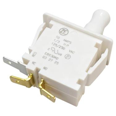 Imagem de W10169313 Interruptor de porta lavadora/secadora serve para Whirlpool Speed Queen Maytag Kenmore Dryer W10169313 Interruptor de porta substitui 305753 504570 1378530 AP4319999 PS1964648 EAP1964648