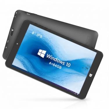 Imagem de KBJPADS 4GB RAM 64GB ROM Windows Tablets computador, 8 polegadas Windows Tablet Home Intel IPS 1280x800 2MP + 5MP câmera dupla