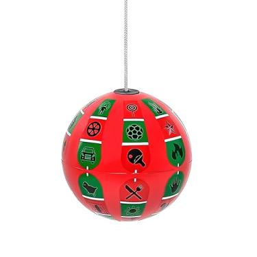 Imagem de Bola Marsden Vermelha para Terapia Visual com imagens para coordenação olho-mão e visual, estrabismo para deficientes visuais, ambliopia, visão infantil, terapia ocular para melhorar a bola (vermelha)