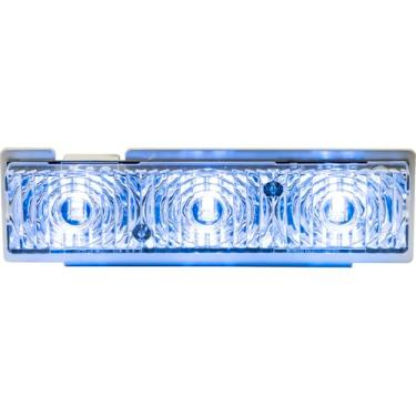 Imagem de Buyers Products 3024634 Farol (cabeça leve, meio, 3 refletores de LED, azul)