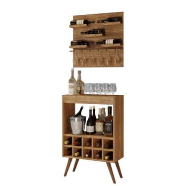 Imagem de Aparador De Sala De Estar Com ArmáRio Para Vinhos, Bar Decorativo Montado Na Parede(Freíjo)