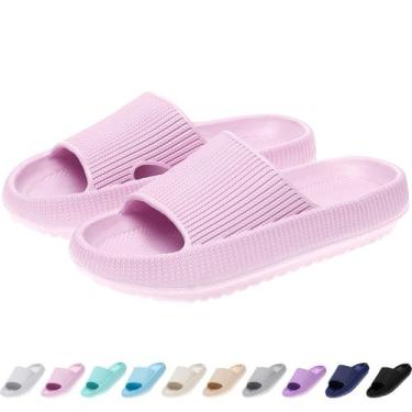 Imagem de Pantuflas Rosyclo Cloud para Niños, Antideslizantes, Punta Abierta, Ro