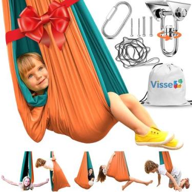 Imagem de Sensory Swing VISSE Calming Cocoon Therapy 360 para crianças