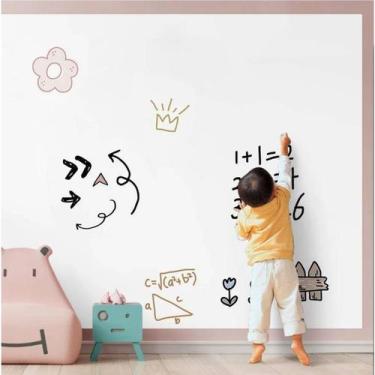 Imagem de Adesivo lousa papel parede fosco escola 2mx45cm lavavel - Yeet