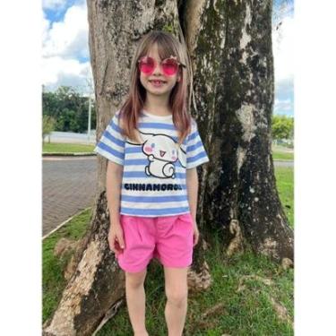 Imagem de Blusa Listrada Cinnamoroll Hello Kitty Momi-Feminino