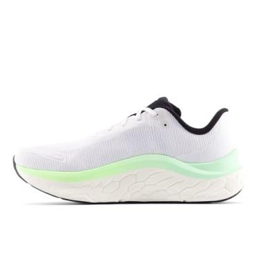 Imagem de New Balance Tênis de corrida masculino Fresh Foam Kaiha Road, Branco/Mint Flash/Angorá, 9 Wide