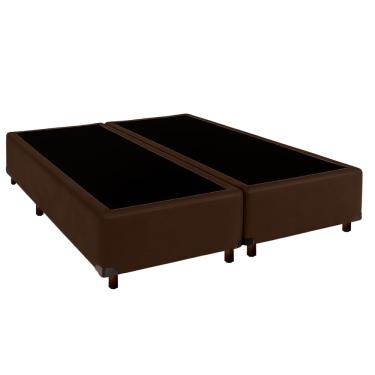 Imagem de Cama Box Queen Marrom Nature 158x198