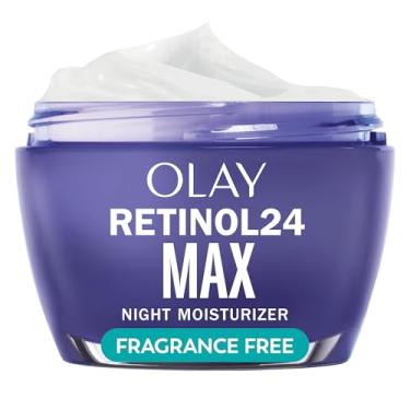 Imagem de Olay Regenerist Retinol 24 Max Moisturizer, Retinol 24 Max Night Face Cream, 1.7 Oz + Whip Face Moisturizer Travel/Trial Size Gift Set