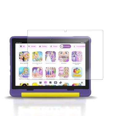 Imagem de YAJOJO Protetor de tela para ApoloMedia 10,1 polegadas Android 15 Kids Tablet 10,4 cm, dureza 9H, vidro temperado para ApoloMedia 10,1 polegadas, antiarranhões, sem bolhas, clareza HD
