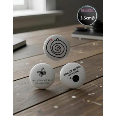 Imagem de Botton GEDUMIX Jogo Life Is Strange 1.0 - 3 Peças, 3.5cmØ Ímã