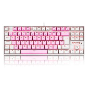 Imagem de Teclado Mecânico Gamer Redragon Single Color Kumara, Switch Brown, ABNT2 K552PW (PT-BROWN)-Unissex