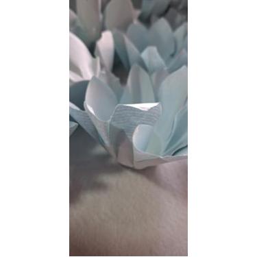 Imagem de Forminhas para doces casamentos festas Modelo Bicudas (Azul Bebe)