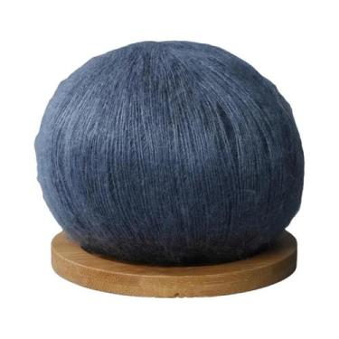 Imagem de Fio De Mohair Macio 6 Peças 50g Cada, Fio De Lã Para Crochê E Tricô Ma