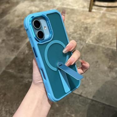 Imagem de Capa de couro criativa com janela grande e blocos de cores para iPhone 13, 17 Pro Max, 16, 15, 14 Pro Max, com proteção para lente de vidro (para iPhone 16/2)