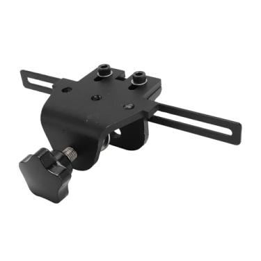 Imagem de AUNMAS Gabarito de Furo de Bolso 3 Em 1, Gabarito de Passador de Aço de Alto Carbono para Carpintaria Precisa, Fixação Ajustável para Armários e Prateleiras