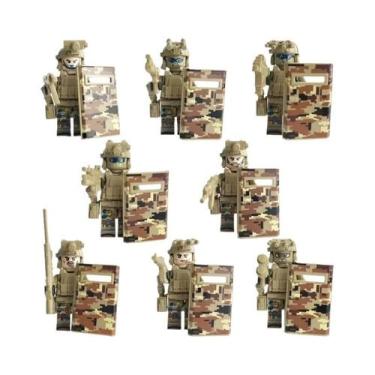 Imagem de Bonecos Humanoides Miniaturas, Blocos De Montar De Soldados, Personage