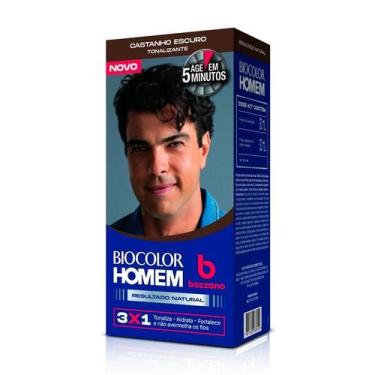 Imagem de Tonalizante Biocolor Homem Bozzano Castanho Escuro