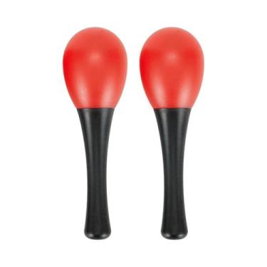 Imagem de Maracas De Plástico Brilhantes, Instrumentos Musicais De Percussão, Br