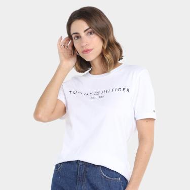 Imagem de Camiseta Tommy Hilfiger Reg Corp Logo Feminina-Feminino