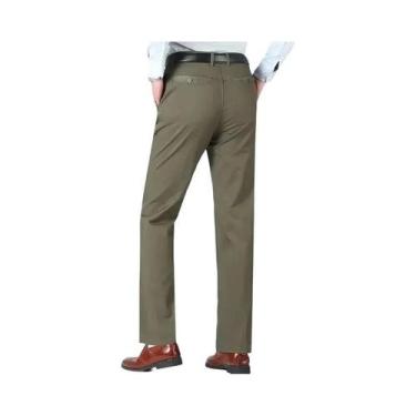 Imagem de Calças Cargo Masculinas De Algodão, Cáqui, Preto, Verão, Outono, Casua