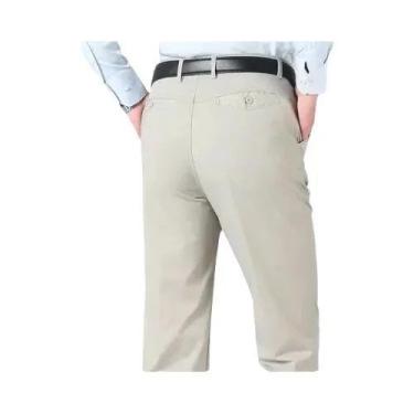 Imagem de Calças Cargo Masculinas De Algodão, Cáqui, Preto, Verão, Outono, Casua