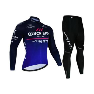 Imagem de Conjunto De Calças De Ciclismo De Lã Térmica Masculina Para Inverno, R