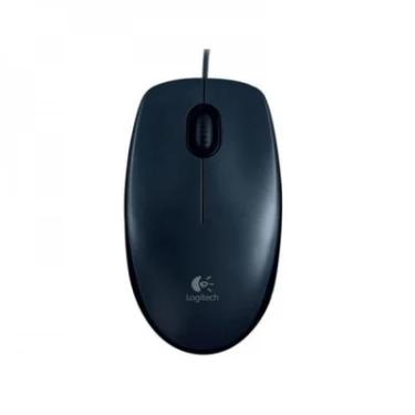 Imagem de Mouse com Fio Logitech, USB, Para Pc Notebook Optico, Preto - M90