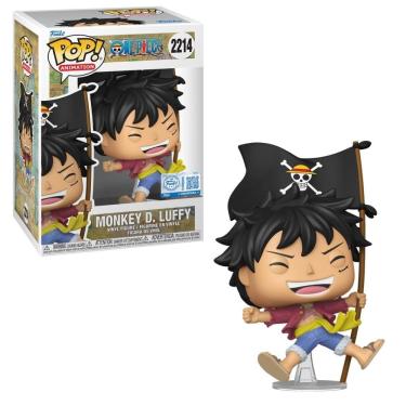 Imagem de Boneco Funko Pop! One Piece - Luffy com Bandeira