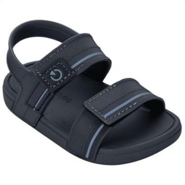 Imagem de Papete Sandália Baby Cartago Dakar Masculina Tiras Autocolantes Confortável-Masculino