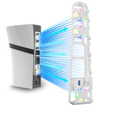 Imagem de NANANINO Ventoinha De Resfriamento Para Ps5 Pro, Velocidade Da Ajustável Automaticamente Por Temperatura, Playstation 5 Pro Compatível Com O Console (Não Slim/Ps5 Original)