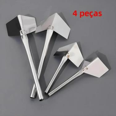 Imagem de Espátula De Aço Inoxidável Para Massa Corrida, Raspador De Parede, Fer