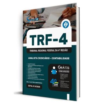 Imagem de Apostila TRF-4 - Analista Judiciário - Contabilidade - Editora Solução