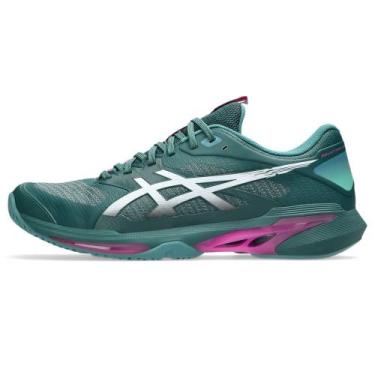 Imagem de Tênis ASICS Solution Speed Ff 4 - Masculino - Azul/Branco, 41