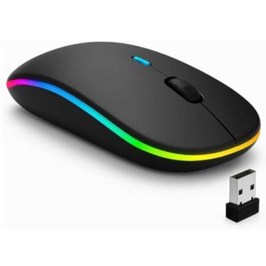 Imagem de Mouse Sem Fio Wireless Recarregável - Lehmox