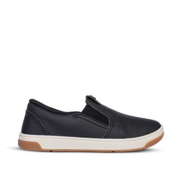 Imagem de Tênis Infantil Menino Kidy K360 Casual Conforto Preto Calce Fácil