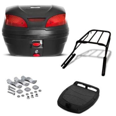 Imagem de Bau 30 Litros Pro Tork Smartbox 3 + Bagageiro Xr 250 Tornado Preto, PR