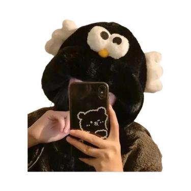 Imagem de Conjunto De Cachecol E Gorro Feminino 2 Em 1: Cachecol Quente De Inver